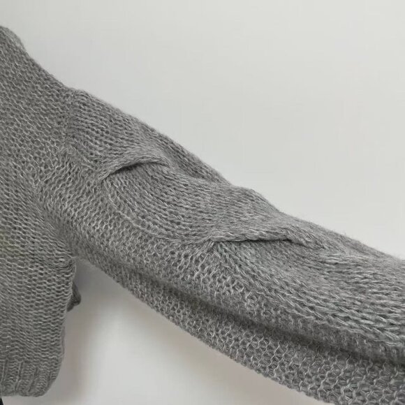 Anagram Knit Sweater with Knitted Sleeves - Picture 10 of 12